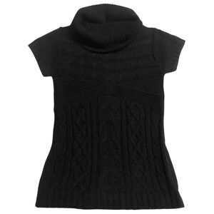 SWS Black Knit Turtleneck Sweater